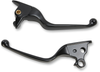 DRAG SPECIALTIES Black Lever Set Wide Blade Lever Set - Team Dream Rides