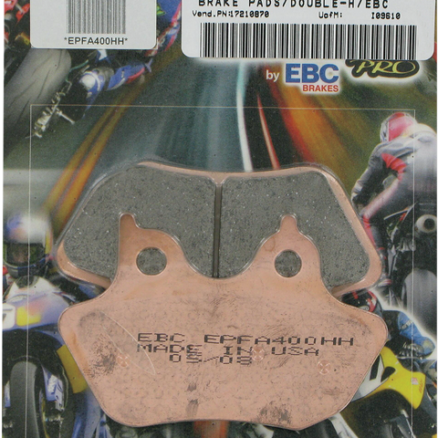 EBC Brake Pads - Harley-Davidson - EPFA400HH Sintered Metal Harley/Buell Brake Pads - Team Dream Rides