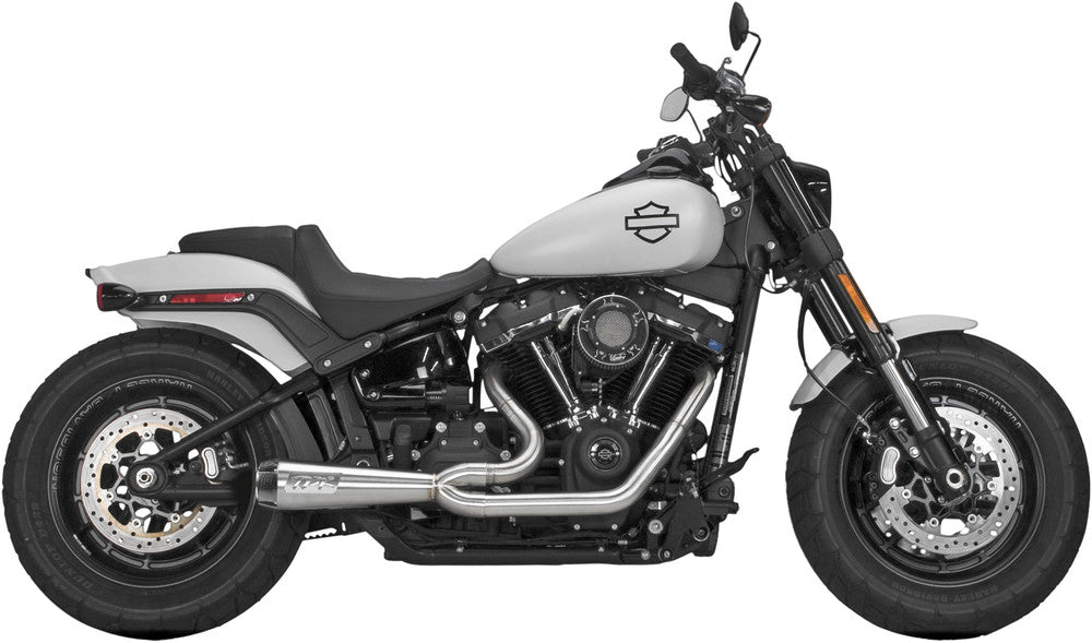 Two Brothers Racing COMP S 2IN1 EXHAUST SOFTAIL BRUSHED W/CARBON END CAP - Team Dream Rides