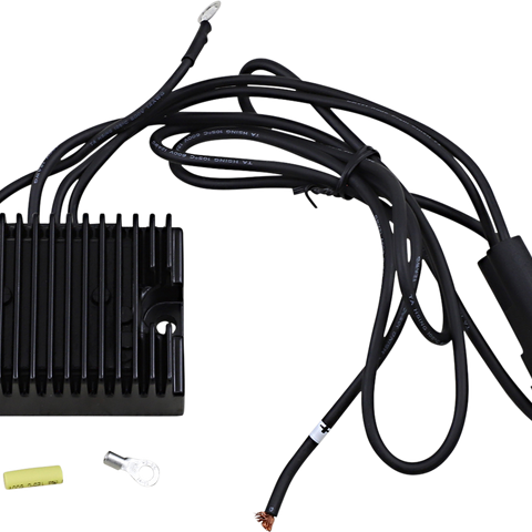 DRAG SPECIALTIES Regulator - FX/FLST '00 - Black Solid-State Regulator - Team Dream Rides