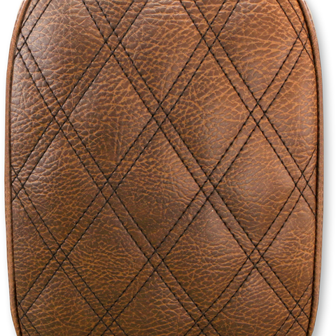 SADDLEMEN Lattice Stitched Pad - Brown -  7