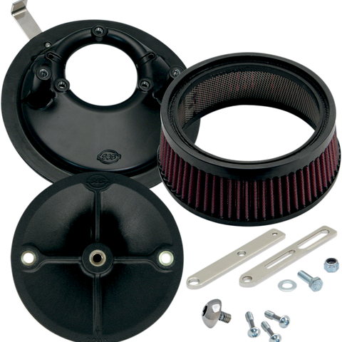 S&S CYCLE Air Cleaner Stealth Universal Super E/G Carburetor Super Stock™ Stealth Air Cleaner Kit - Team Dream Rides