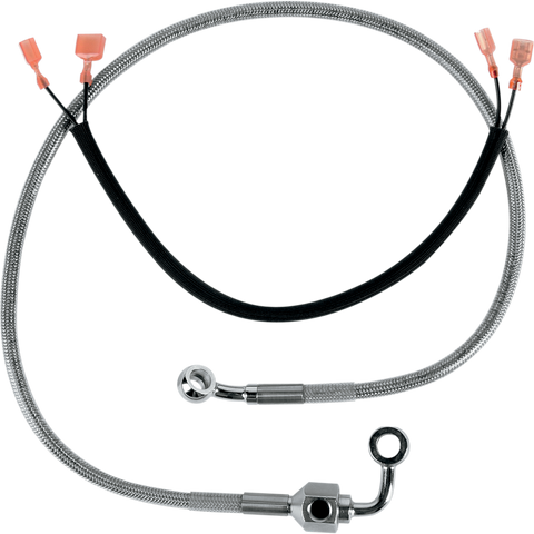 DRAG SPECIALTIES Brake Line - Rear - XL '00-'03 Stainless Steel Brake Line Kit - Team Dream Rides