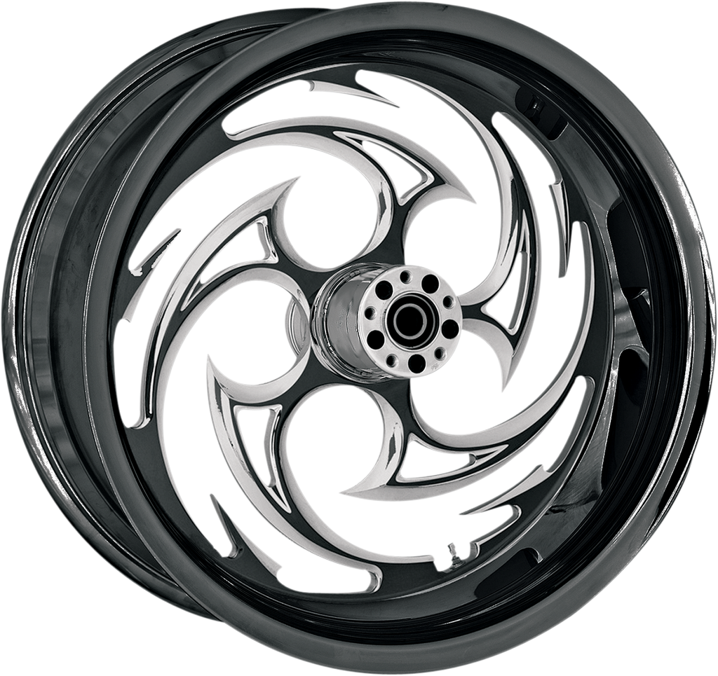 RC COMPONENTS Rear Wheel - Savage - Eclipse - 18" x 4.25" - 02-07 FLT One-Piece Forged Aluminum Wheel — Savage - Team Dream Rides