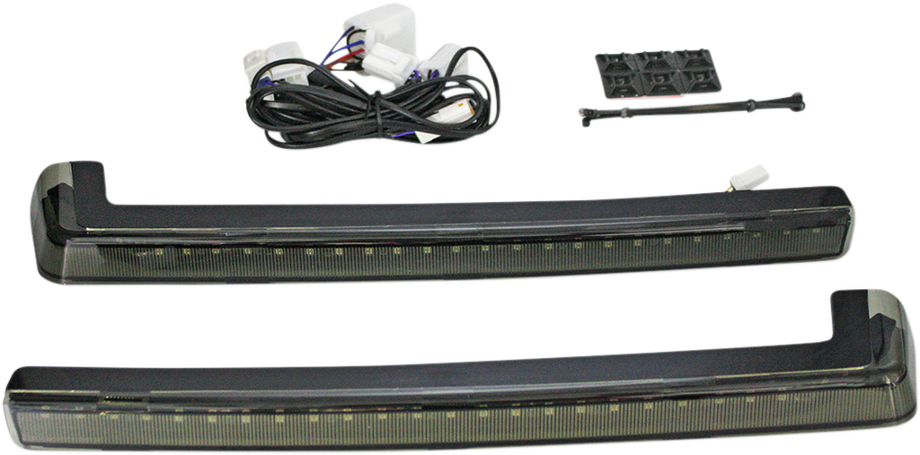 CUSTOM DYNAMICS LED Run/Brake/Turn Tour-Pak® Arms - Smoke Lens - '06-'13 ProBEAM® LED Tour Pak Arms - Team Dream Rides