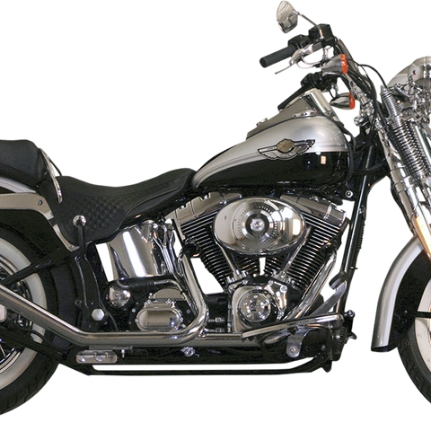 PAUGHCO Upsweep Exhaust - Chrome 1-3/4