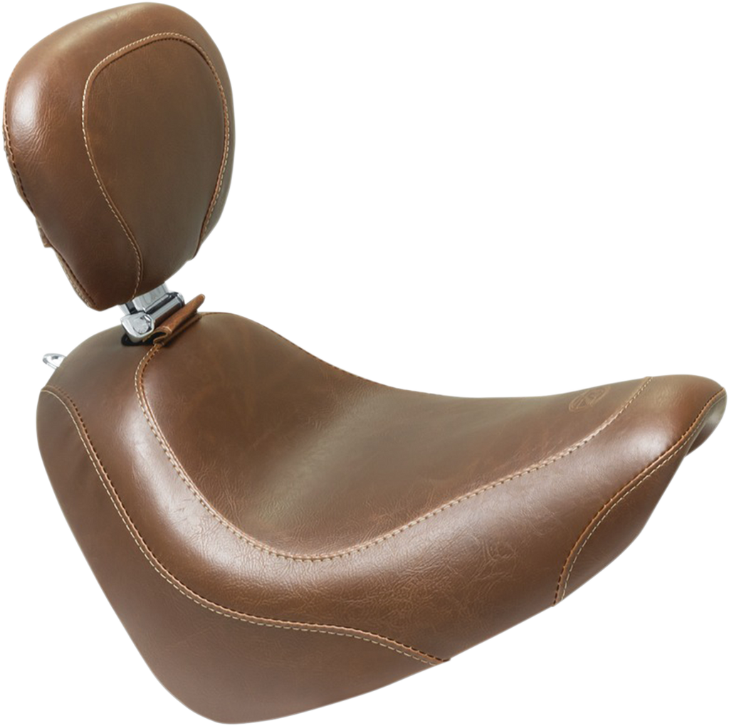 MUSTANG Tripper Solo Seat - Brown - Driver Backrest Tripper™  Solo Seat - Team Dream Rides