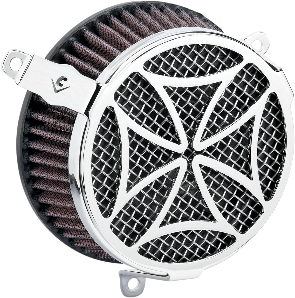 COBRA Air Filter Cross Chrome 04-19XL Air Cleaner Kit — Cross - Team Dream Rides