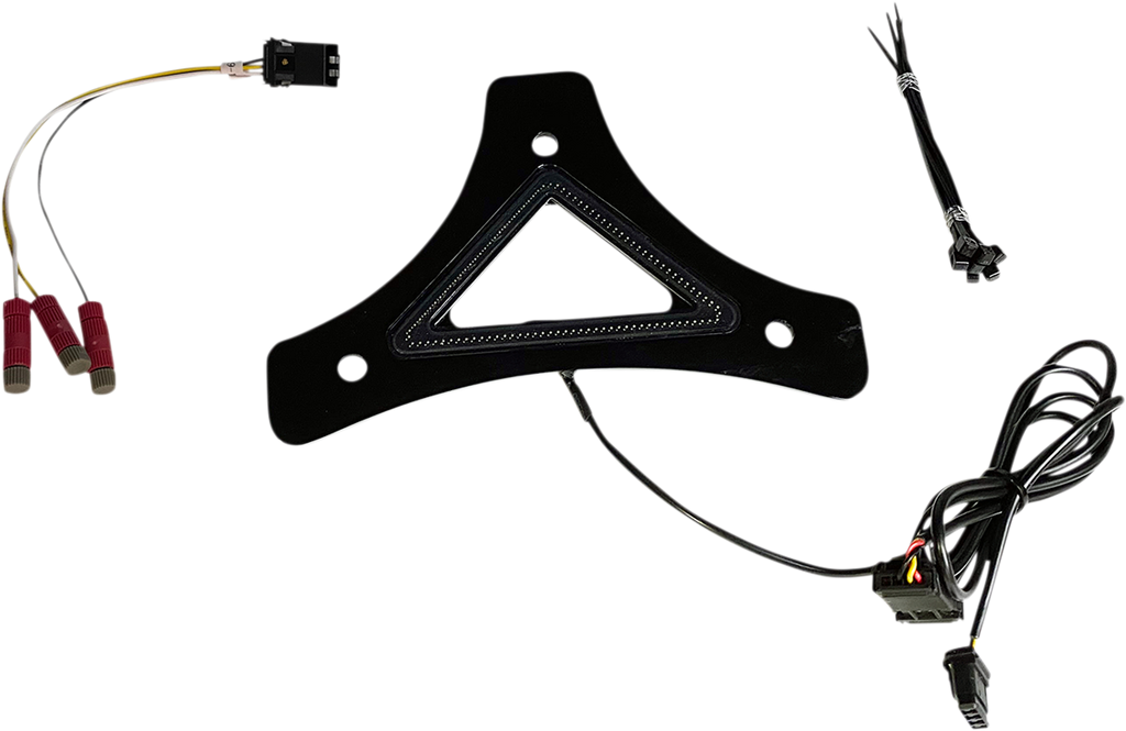 CUSTOM DYNAMICS LED Backrest Light - Run/Brake - Black Universal Dual Intensity Run & Brake LED Backrest Light - Team Dream Rides