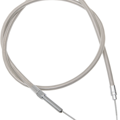 DRAG SPECIALTIES Braided Clutch Cable High-Efficiency Braided Stainless Steel Clutch Cable - Team Dream Rides