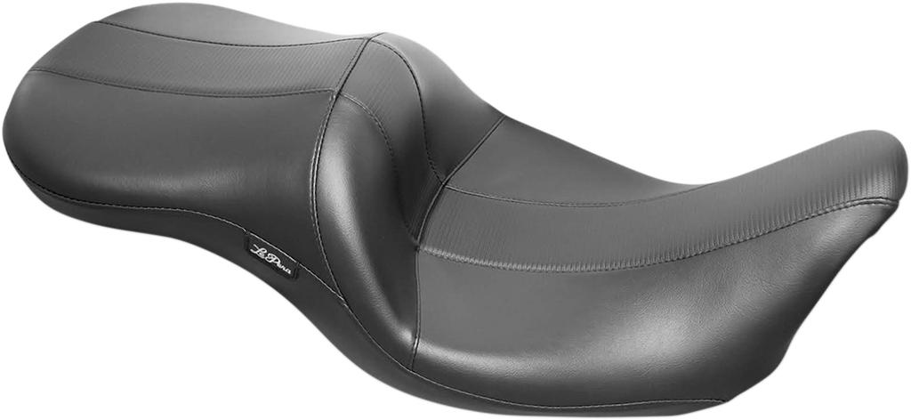 LE PERA Maverick Seat - HR Black Inlay - Carbon Fiber - FL '08+ Maverick 2-Up Seat - Team Dream Rides