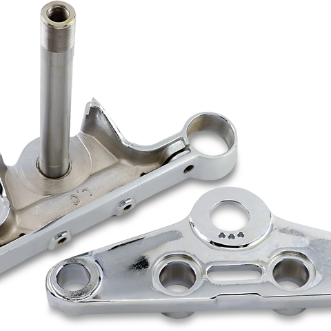 DRAG SPECIALTIES FL-Style Triple Tree - Chrome Triple Tree - Team Dream Rides