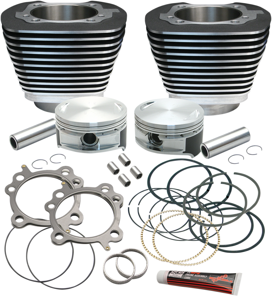 S&S CYCLE Cylinder and Piston Kit Cylinder & Piston Kit for 106" Stroker Motor - Team Dream Rides