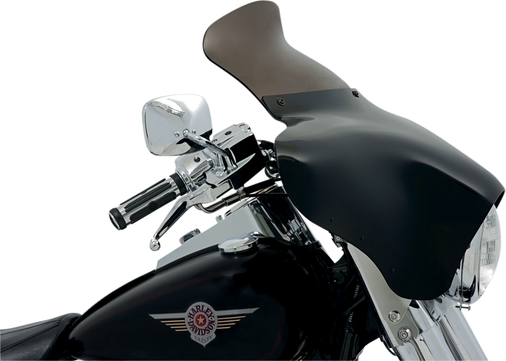 MEMPHIS SHADES HD Batwing Spoiler Shield - 9" - Smoke Batwing Spoiler Windshield - Team Dream Rides
