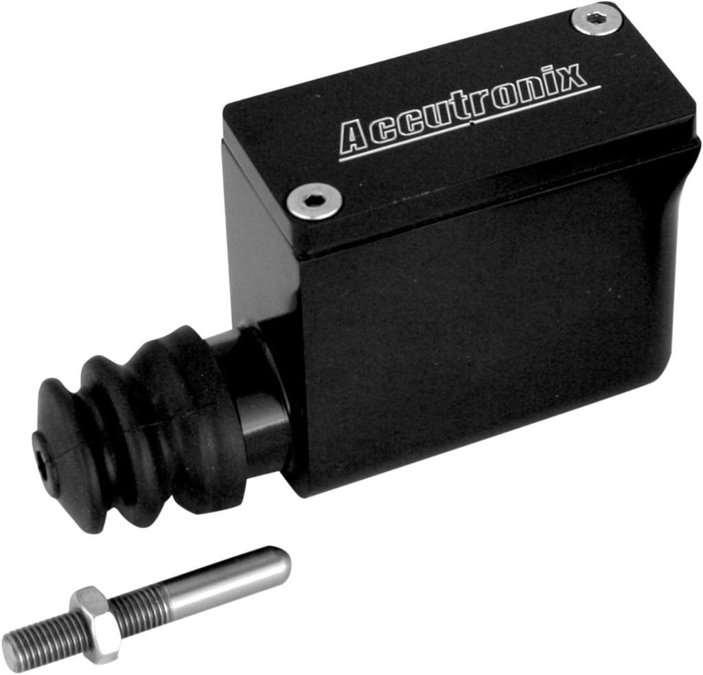 ACCUTRONIX Master Cylinder Assembly - Black Custom Rear Master Cylinder Assembly - Team Dream Rides