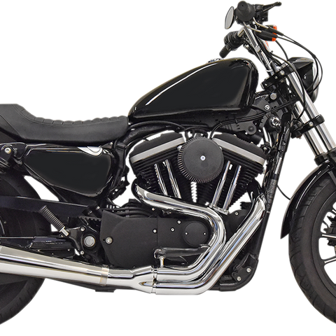 BASSANI XHAUST Road Rage Exhaust - Chrome - '86-'03 XL Road Rage 2:1 Exhaust System - Team Dream Rides