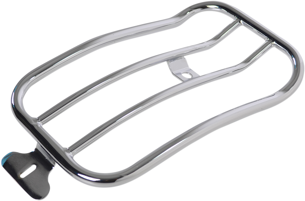 MOTHERWELL Lugage Rack - Chrome - FXLR 7" Solo Luggage Rack - Team Dream Rides