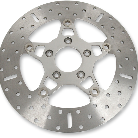EBC Brake Rotor - Polished Carrier - FSD010 FSD Series Stainless Steel Front Brake Rotor for Big Twins - Team Dream Rides
