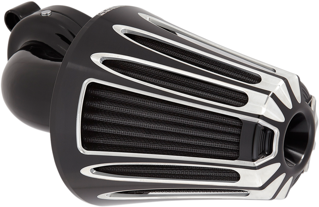 ARLEN NESS Air Cleaner Monster Deep-Cut Black Monster Sucker Air Cleaner Kit with Cover — Deep Cut - Team Dream Rides