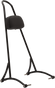 BURLY BRAND Tall Sissy Bar - Black Tall Sissy Bar with Backrest Pad - Team Dream Rides