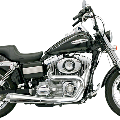 BASSANI XHAUST Road Rage 2:1 Exhaust - Chrome - FXD Road Rage 2:1 Exhaust System - Team Dream Rides