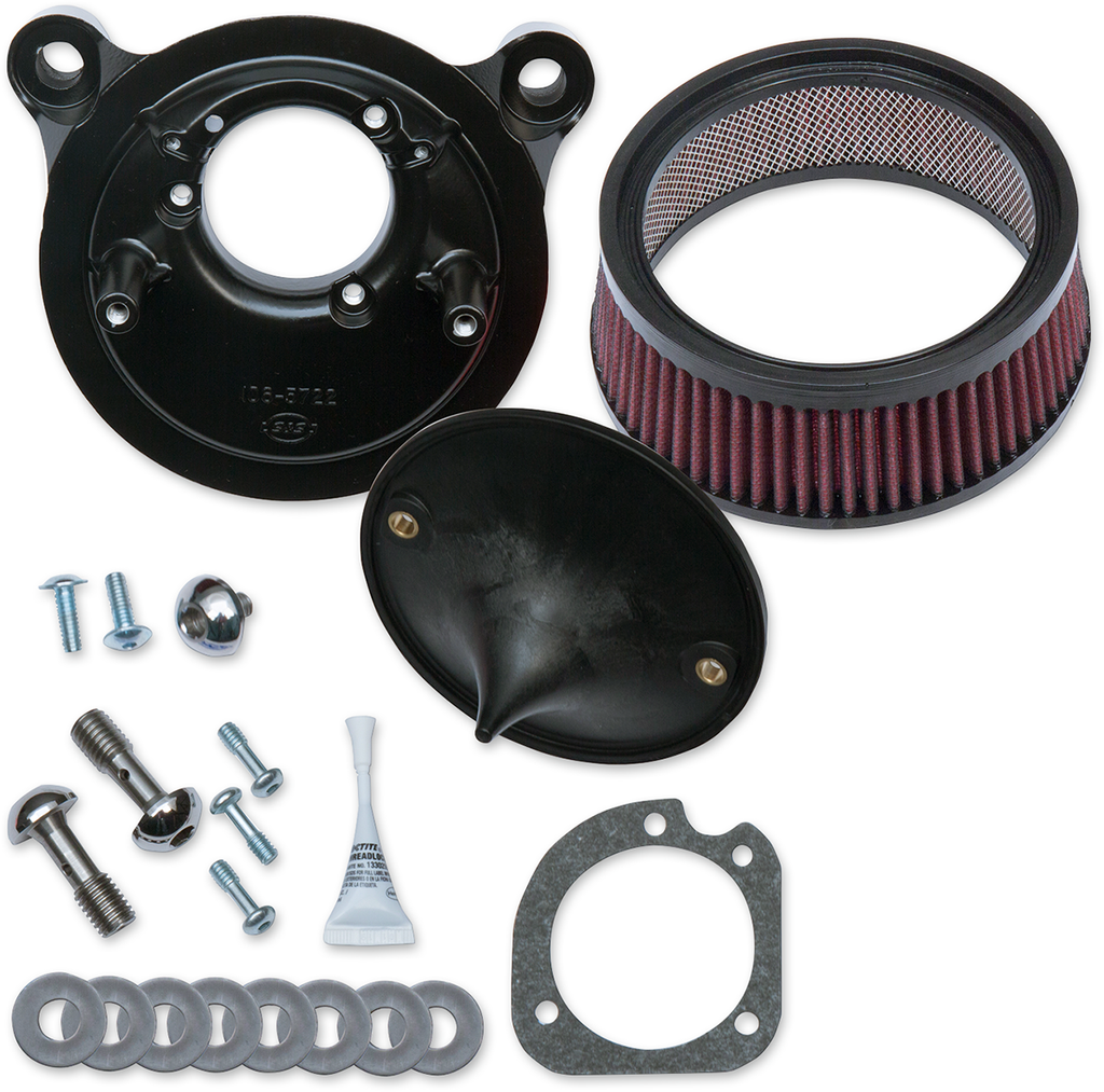 S&S CYCLE Air Cleaner Stealth 01-17 Twin Cam Super Stock™ Stealth Air Cleaner Kit - Team Dream Rides