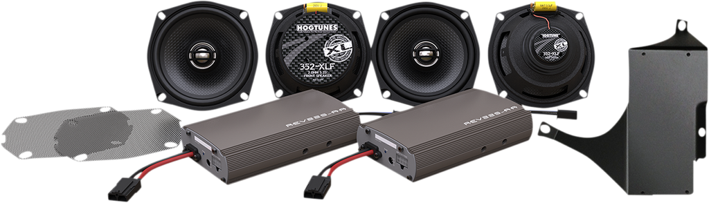 HOGTUNES Dual Amp/Speaker Kit - RG Road Glide Ultra 2 Amplifier 4 Speaker XL Series Kit - Team Dream Rides