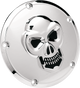 DRAG SPECIALTIES Skull Derby Cover - Chrome - 5 Hole Chrome 3-D Skull Derby Cover - Team Dream Rides