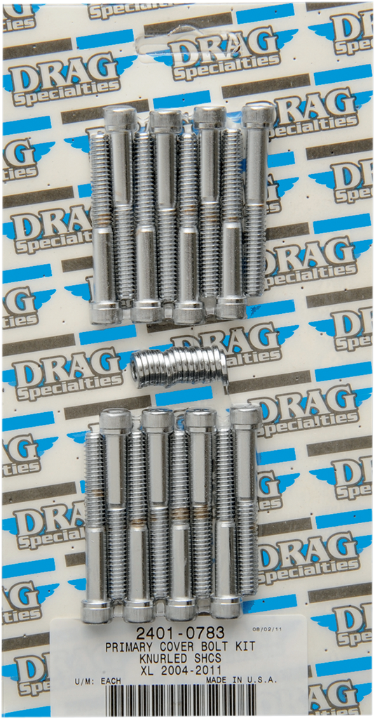 DRAG SPECIALTIES Bolt Kit Primary Knurled XL 04-17 Bolt Set - Team Dream Rides