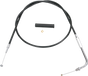 DRAG SPECIALTIES 30" Vinyl Throttle Cable Black Vinyl Throttle/Idle Cable - Team Dream Rides