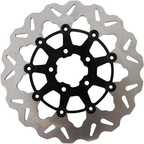 GALFER Wave® Brake Rotor - Front - Black Carrier Wave® Brake Rotors - Team Dream Rides