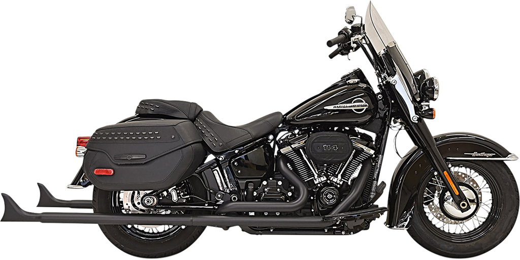 BASSANI XHAUST Fishtail Exhaust without Baffle - 39" Fishtail True Dual Exhaust System - Team Dream Rides