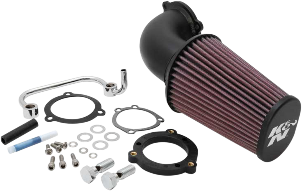 K & N Intake Kit Black 07-19XL Exempt Aircharger & Performance Intake System - Team Dream Rides