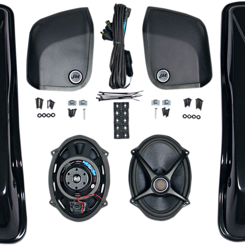 J & M 5X7 Speaker/Lid - 2014-20 FLH Saddlebag-Lid Kit w/ROKKER® XXR 5X7” Speakers - Team Dream Rides