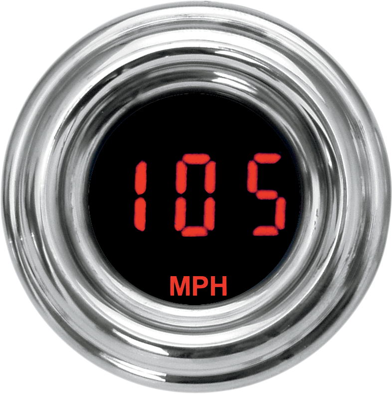 DAKOTA DIGITAL 1-7/8" MPH 4000 Series Speedometer - Red Display 4000 Series Mini Gauge — Digital Speedometer/Tripmeter/Digital Odometer - Team Dream Rides