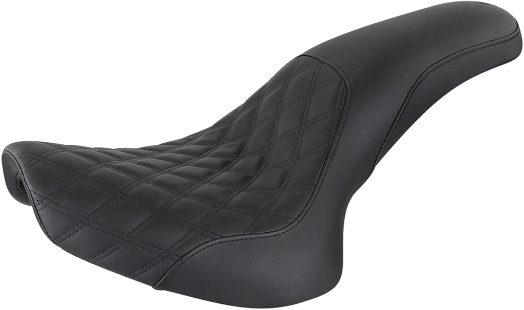 SADDLEMEN Profiler Seat - Lattice Stitched - Softail Profiler™ LS Seat - Team Dream Rides