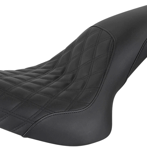 SADDLEMEN Profiler Seat - Lattice Stitched - Softail Profiler™ LS Seat - Team Dream Rides
