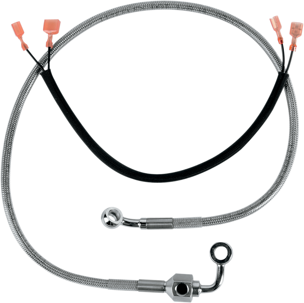 DRAG SPECIALTIES Brake Line - Rear - XL '00-'03 Stainless Steel Brake Line Kit - Team Dream Rides