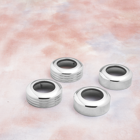 PRO-ONE PERF.MFG. Custom Billet Fork Boots - Ball-Milled - 41 mm Custom Billet Fork Boots — Ball-Milled - Team Dream Rides