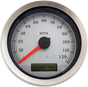 DRAG SPECIALTIES Programmable Speedometer - White Face - MPH 4” Programmable Electronic Speedometer - Team Dream Rides