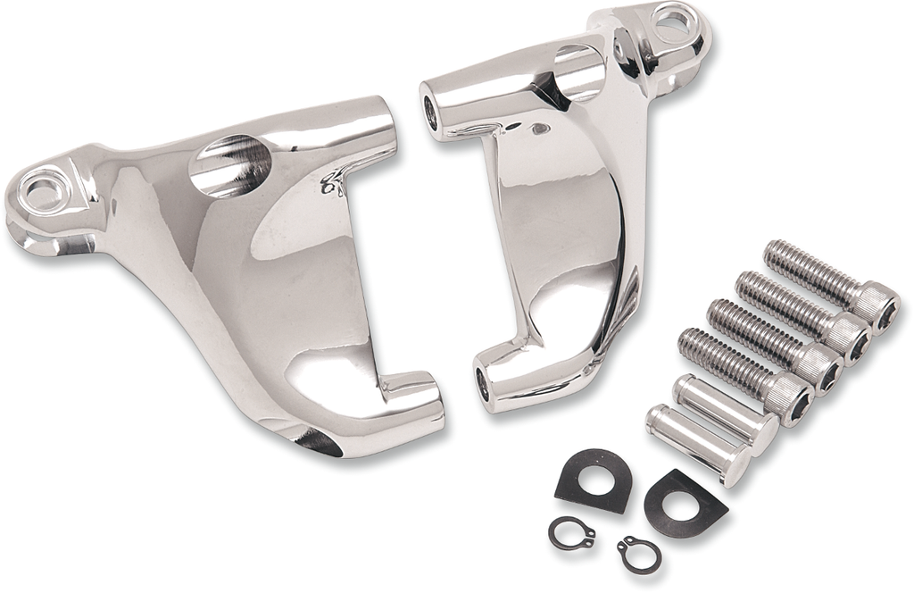 DRAG SPECIALTIES Passenger Peg Mount - Chrome - XL '04-'13 Passenger Footpeg Mount Kit - Team Dream Rides