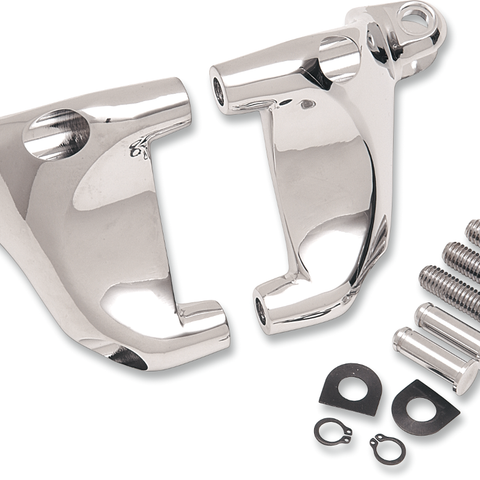 DRAG SPECIALTIES Passenger Peg Mount - Chrome - XL '04-'13 Passenger Footpeg Mount Kit - Team Dream Rides