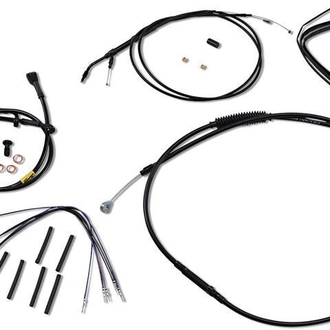 BURLY BRAND Handlebar Cable and Brake Line Kit for 16