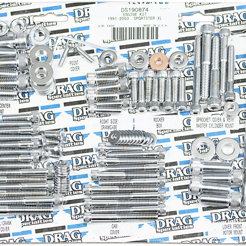 DRAG SPECIALTIES Socket Head Motor 91-03 XL Bolt Set - Team Dream Rides