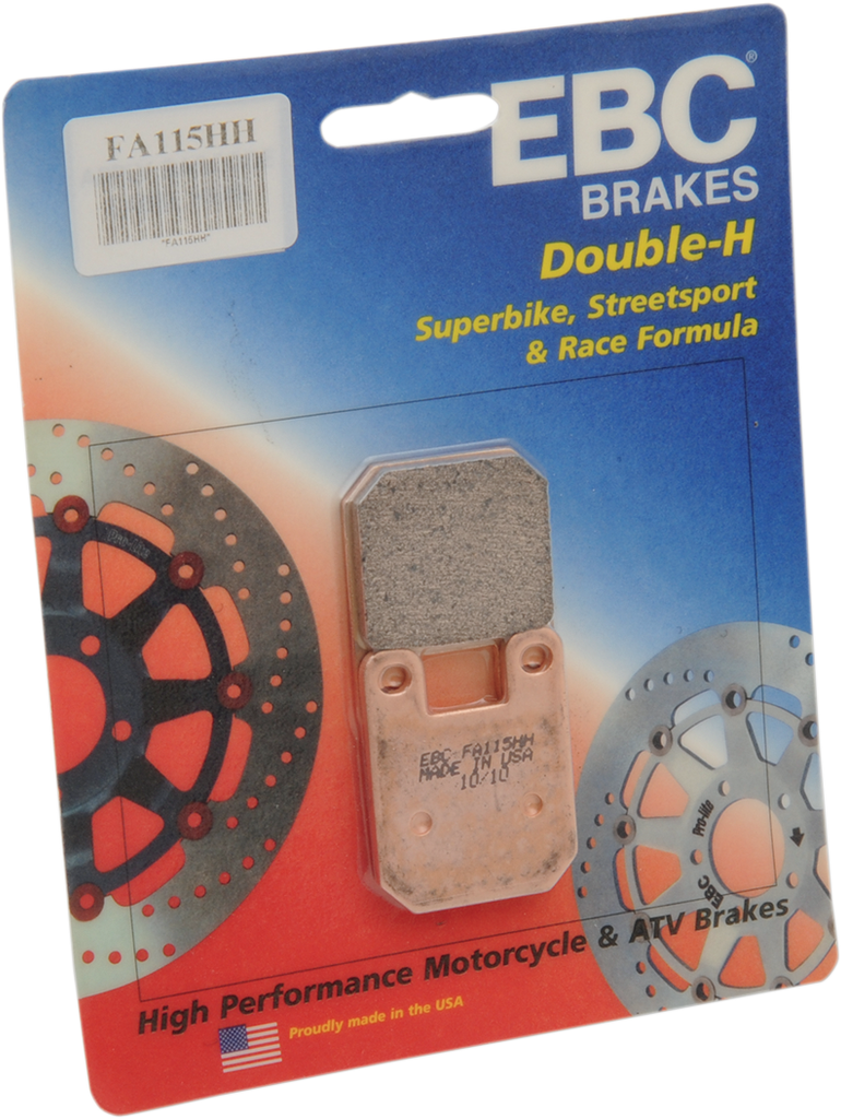 EBC HH Brake Pads - FA115HH Sintered "HH" Brake Pads - Team Dream Rides