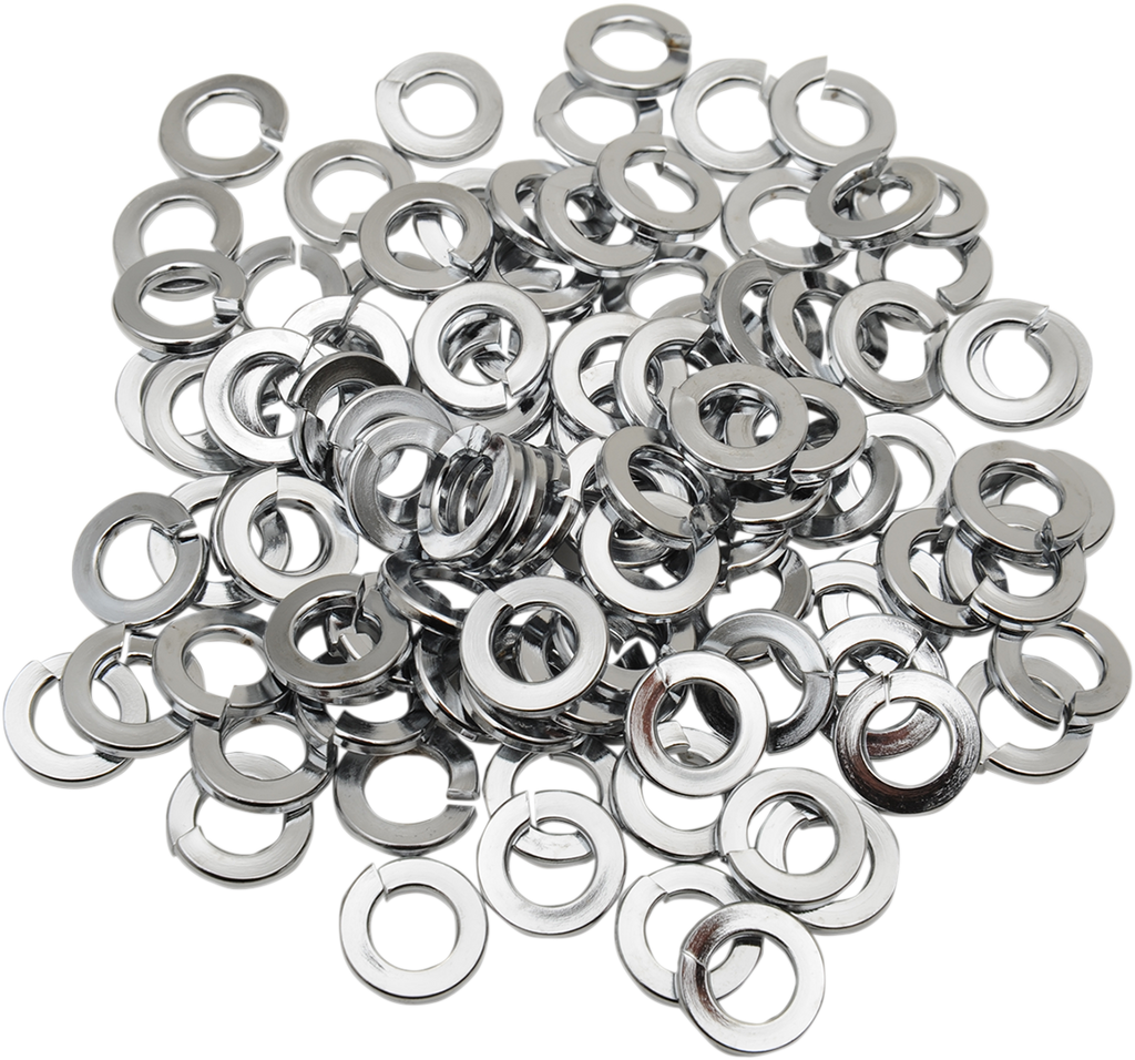 DRAG SPECIALTIES 1/4" Chrome Lock Washer Washers - Team Dream Rides