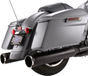 S&S CYCLE Mufflers - Black - Black Thruster - M8 Touring '17-'19 MK45 Slip-On Mufflers — Thruster - Team Dream Rides