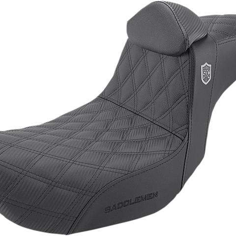 SADDLEMEN SDC Performance Seat - Gripper - Lumbar Pro Series SDC Performance Grip Seat - Team Dream Rides