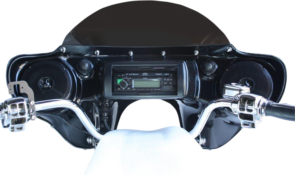 HOPPE INDUSTRIES Sport Stereo Fairing - Handlebar Control - Softail Sportzilla Fairing with Stereo Receiver - Team Dream Rides