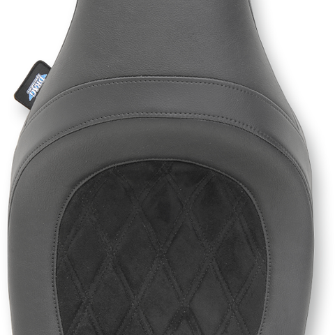 DRAG SPECIALTIES SEATS Predator Seat - Diamond - Yaffe Razor Gas Tank Predator 2-Up Seat - Team Dream Rides